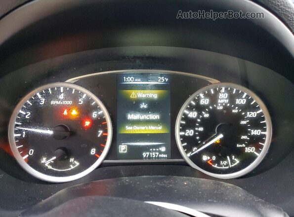 3N1AB7AP0JY323932 2018 NISSAN SENTRA Black Вид щитка приладів