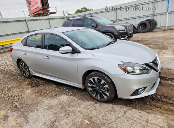 3N1AB7AP0KY219555 2019 NISSAN SENTRA Silver Przód prawy