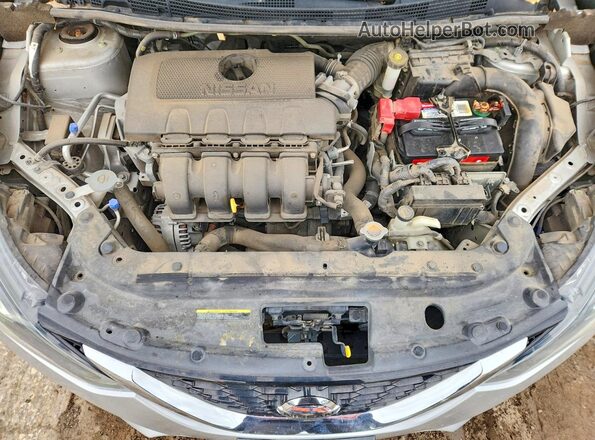 3N1AB7AP0KY219555 2019 NISSAN SENTRA Silver Widok wnętrza z tyłu