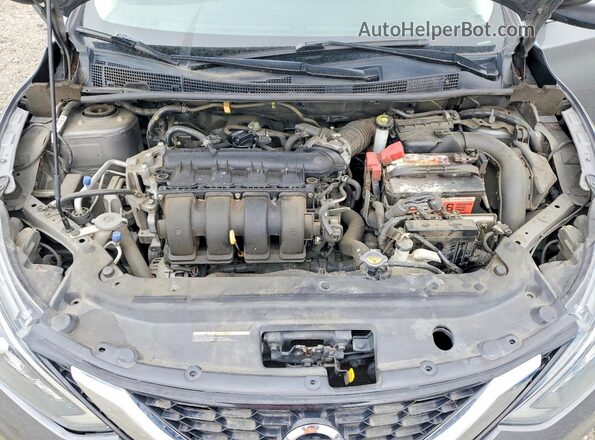 3N1AB7AP0KY243192 2019 NISSAN SENTRA Серый Вид задней части салона