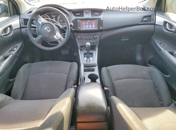 3N1AB7AP0KY252149 2019 NISSAN SENTRA Black Dashboard view