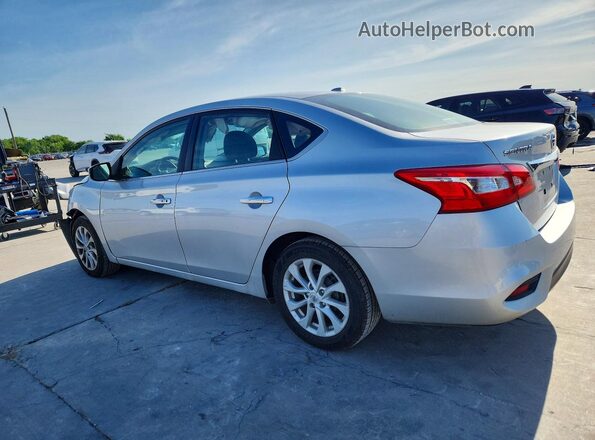 3N1AB7AP0KY296698 2019 NISSAN SENTRA Silver უკანა მარცხენა
