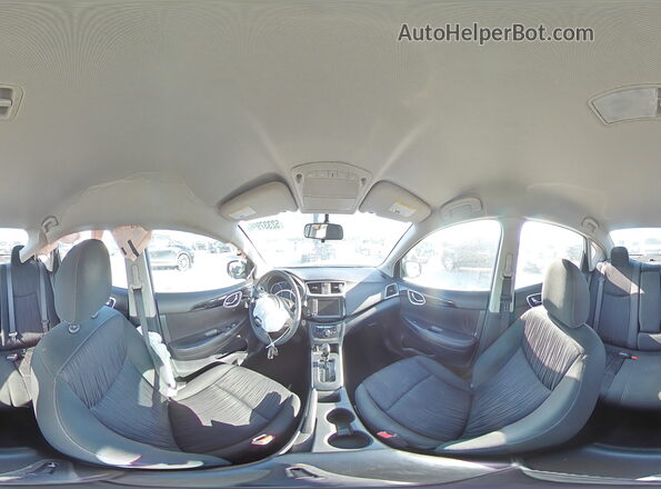 3N1AB7AP0KY296698 2019 NISSAN SENTRA Silver სალონის 360-გრადუსიანი ხედი