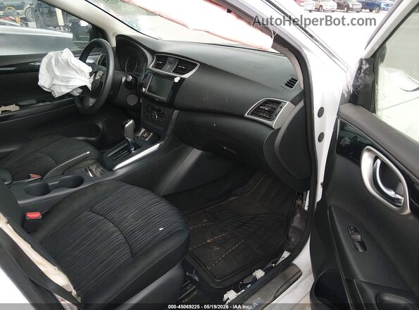 3N1AB7AP0KY332017 2019 NISSAN SENTRA White Vista interior delantera