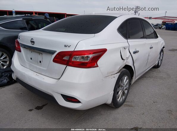 3N1AB7AP0KY332017 2019 NISSAN SENTRA White Trasero derecho