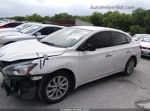 3N1AB7AP0KY332017 2019 NISSAN SENTRA White Vista interior de 360 grados