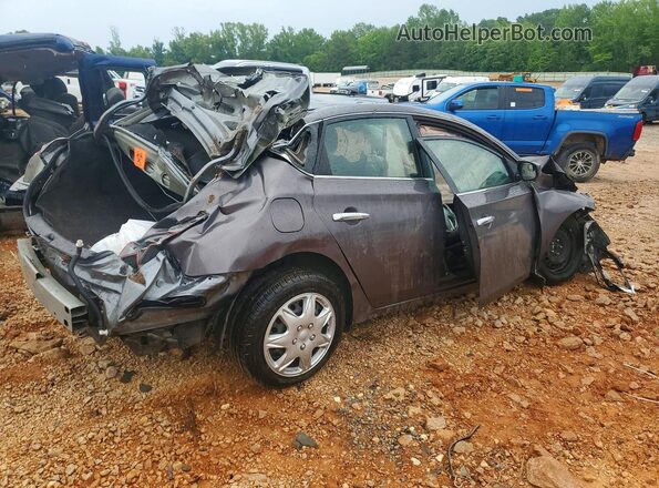 3N1AB7AP0KY352123 2019 NISSAN SENTRA Gray Trasero derecho