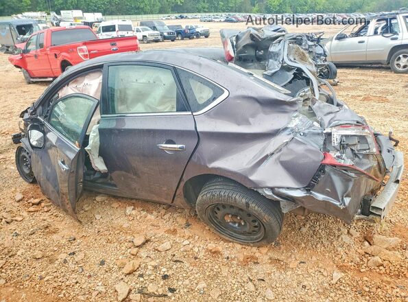 3N1AB7AP0KY352123 2019 NISSAN SENTRA Gray Trasero izquierdo