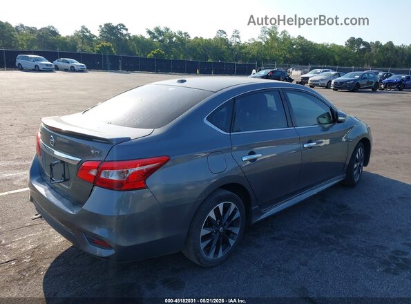 3N1AB7AP0KY362604 2019 NISSAN SENTRA Серый Задняя правая четверть