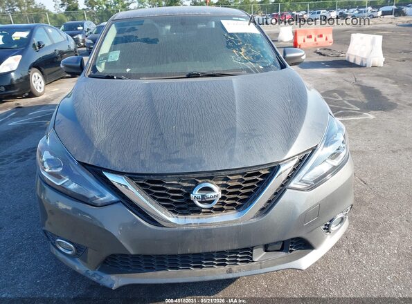 3N1AB7AP0KY362604 2019 NISSAN SENTRA Серый Вид щитка приборов