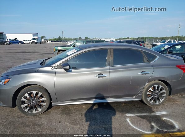 3N1AB7AP0KY362604 2019 NISSAN SENTRA Серый Панорамный вид салона 360°
