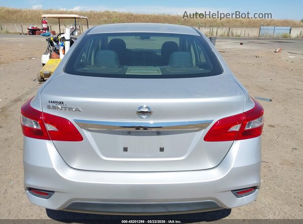 3N1AB7AP0KY383369 2019 NISSAN SENTRA Серебряный 