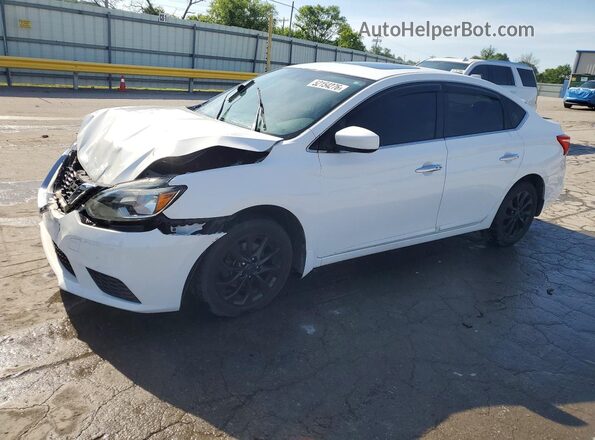 3N1AB7AP1GY267525 2016 NISSAN SENTRA White Առջևի ձախ երեք քառորդ տեսարան