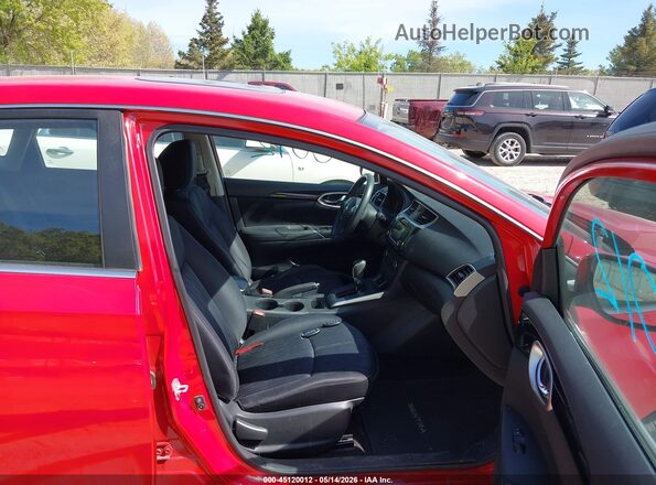 3N1AB7AP1GY333636 2016 NISSAN SENTRA Красный Вид салона спереди