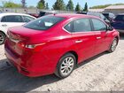 2016 Nissan Sentra Sv Красный vin: 3N1AB7AP1GY333636