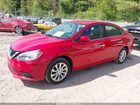 2016 Nissan Sentra Sv Красный vin: 3N1AB7AP1GY333636