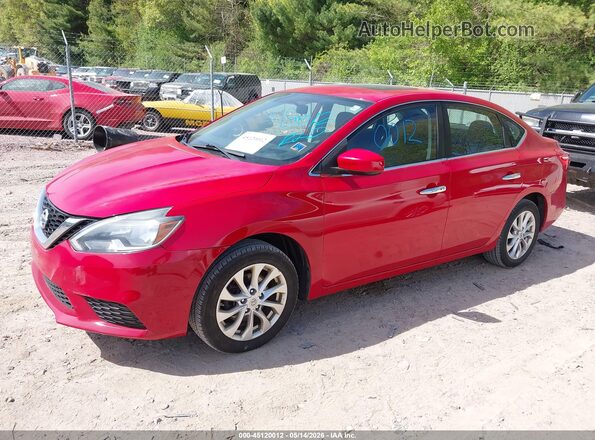 3N1AB7AP1GY333636 2016 NISSAN SENTRA Красный Передняя левая четверть