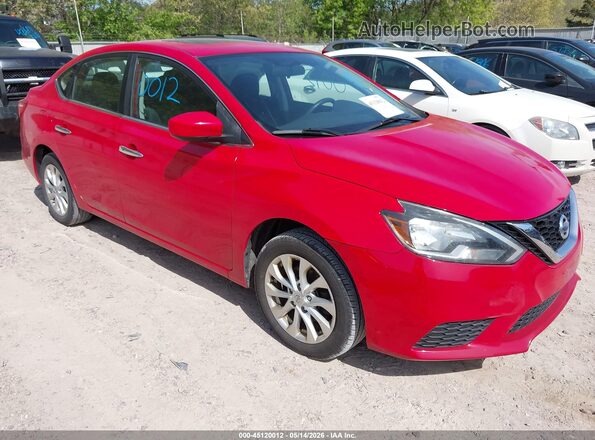 3N1AB7AP1GY333636 2016 NISSAN SENTRA Красный Передняя правая четверть