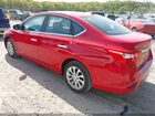 2016 Nissan Sentra Sv Красный vin: 3N1AB7AP1GY333636