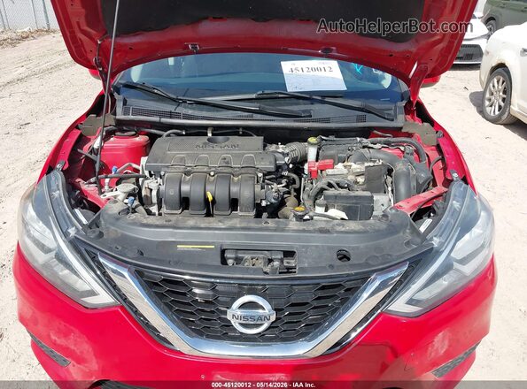 3N1AB7AP1GY333636 2016 NISSAN SENTRA Красный Вид сзади