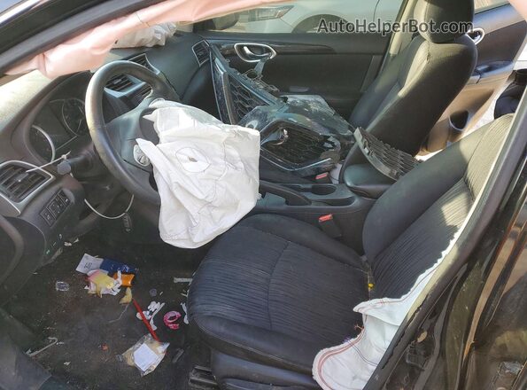 3N1AB7AP1HY212851 2017 NISSAN SENTRA Black Սալոնի դիմացի տեսք