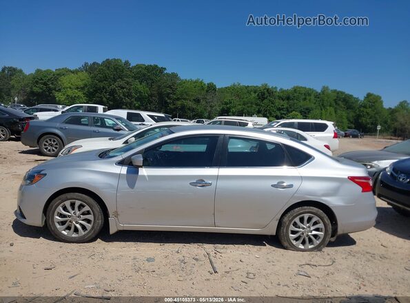 3N1AB7AP1JY220566 2018 NISSAN SENTRA Silver Панорамний вид салону 360°