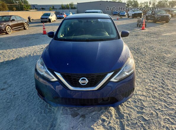 3N1AB7AP1JY270335 2018 NISSAN SENTRA Blue Widok z przodu