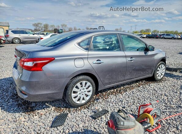 3N1AB7AP1JY319212 2018 NISSAN SENTRA Серый Задняя правая четверть