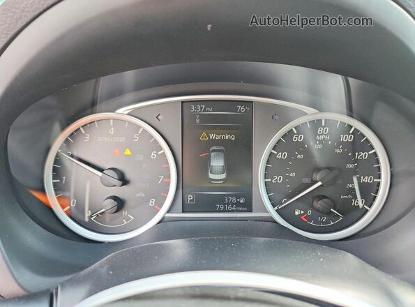 3N1AB7AP1JY319212 2018 NISSAN SENTRA Серый Вид щитка приборов