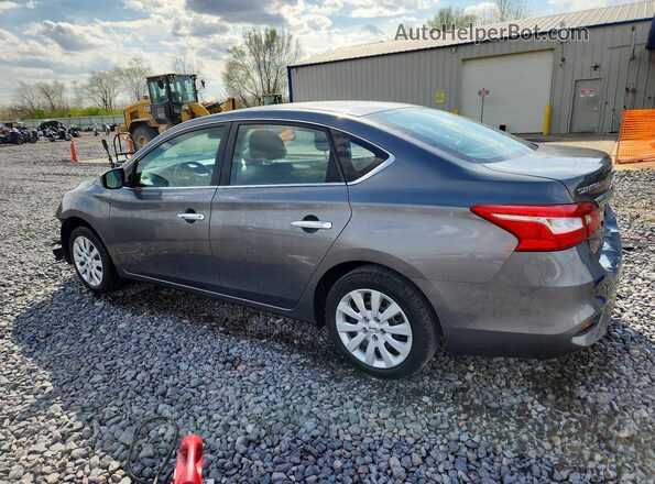 3N1AB7AP1JY319212 2018 NISSAN SENTRA Серый Задняя левая четверть