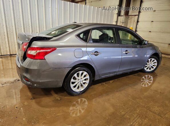 3N1AB7AP1KL616365 2019 NISSAN SENTRA Silver Trasero derecho