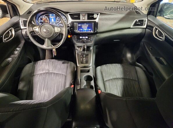 3N1AB7AP1KL616365 2019 NISSAN SENTRA Silver Vista del salpicadero