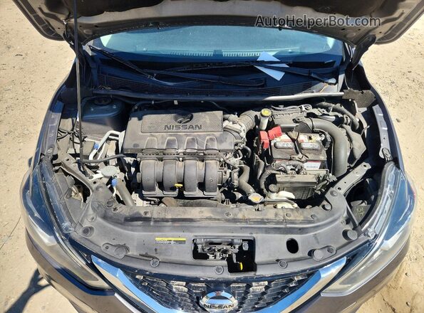 3N1AB7AP1KY216602 2019 NISSAN SENTRA Gray Widok wnętrza z tyłu