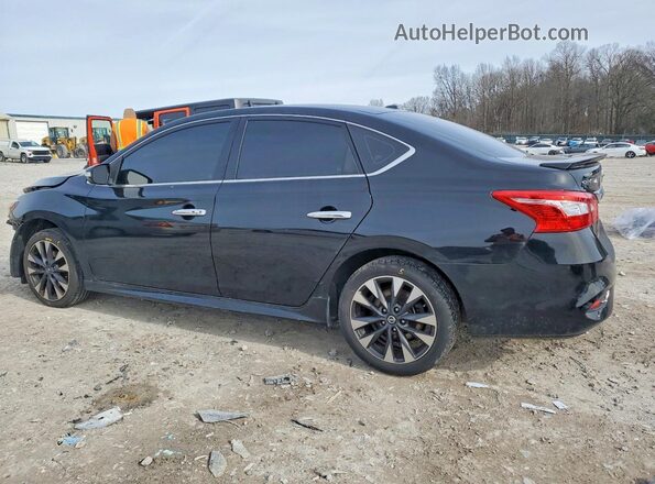 3N1AB7AP1KY306803 2019 NISSAN SENTRA Black Trasero izquierdo