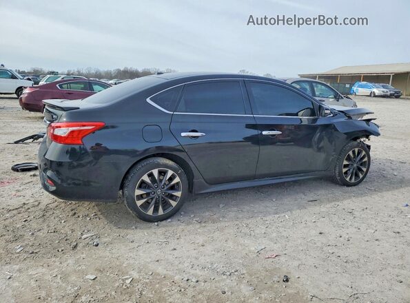 3N1AB7AP1KY306803 2019 NISSAN SENTRA Black Trasero derecho