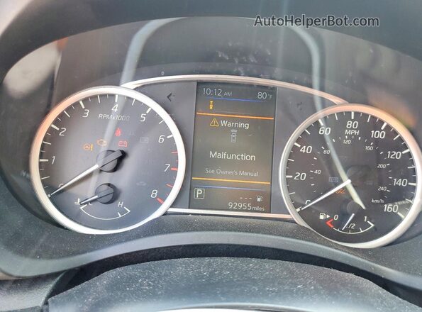 3N1AB7AP1KY318949 2019 NISSAN SENTRA Gray Widok zestawu wskaźników