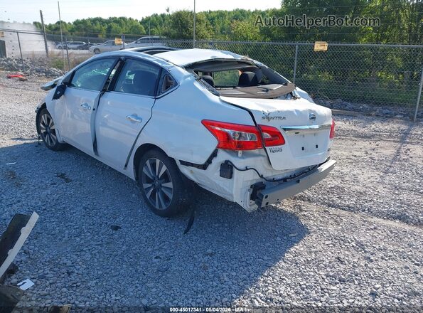 3N1AB7AP1KY405332 2019 NISSAN SENTRA White Հետևի ձախ
