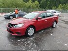 2016 Nissan Sentra Sv Красный vin: 3N1AB7AP2GL672306