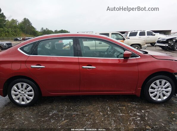 3N1AB7AP2GL672306 2016 NISSAN SENTRA Красный Панорамный вид салона 360°