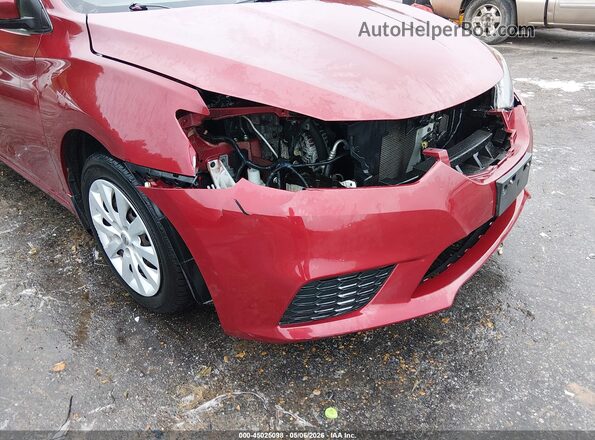 3N1AB7AP2GL672306 2016 NISSAN SENTRA Красный 