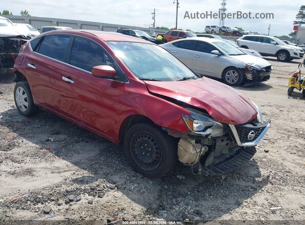 3N1AB7AP2GL672452 2016 NISSAN SENTRA Red Передня права чверть