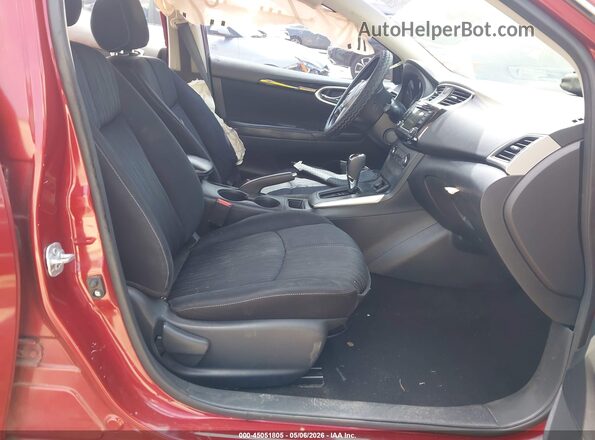 3N1AB7AP2GL672452 2016 NISSAN SENTRA Red Вид салону спереду