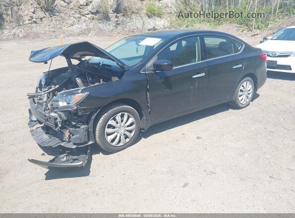 3N1AB7AP2GY218947 2016 NISSAN SENTRA Black Передня ліва чверть