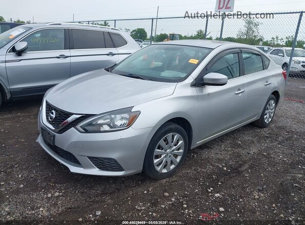 3N1AB7AP2GY231648 2016 NISSAN SENTRA Silver Передня ліва чверть