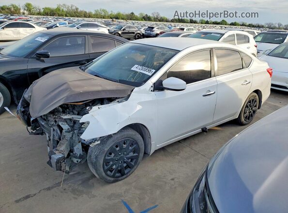 3N1AB7AP2GY273611 2016 NISSAN SENTRA Белый Передняя левая четверть