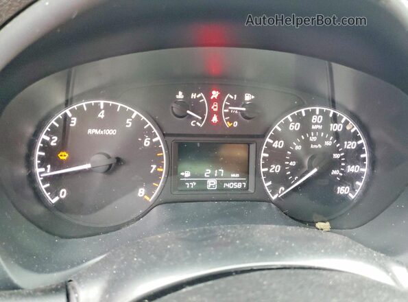 3N1AB7AP2GY273611 2016 NISSAN SENTRA Белый Вид щитка приборов