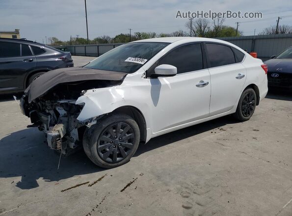 3N1AB7AP2GY273611 2016 NISSAN SENTRA Белый Панорамный вид салона 360°