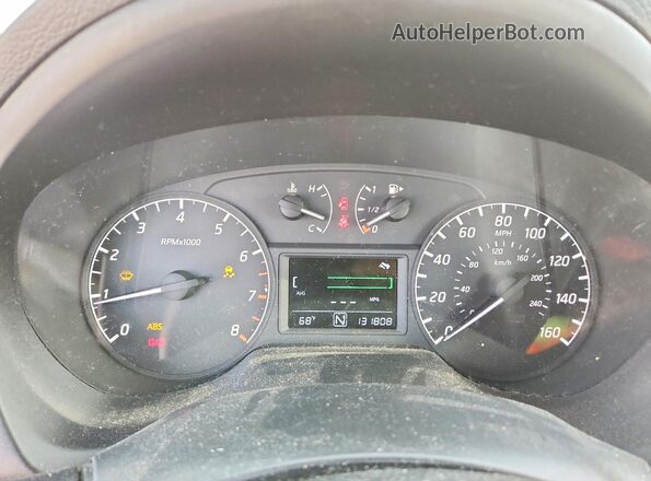 3N1AB7AP2GY294295 2016 NISSAN SENTRA White ხელსაწყოთა პანელის ხედი