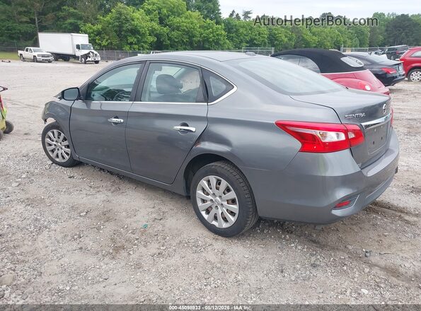 3N1AB7AP2HL636665 2017 NISSAN SENTRA Gray Tył lewy