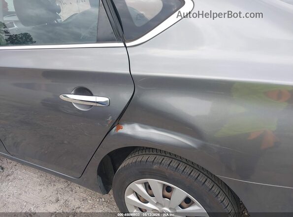 3N1AB7AP2HL636665 2017 NISSAN SENTRA Gray Widok wnętrza z tyłu